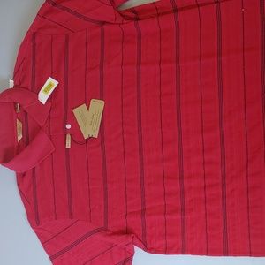 Roundtree & Yorke Gold Label Men's Short Sleeve Polo. Size X Large. NWT
